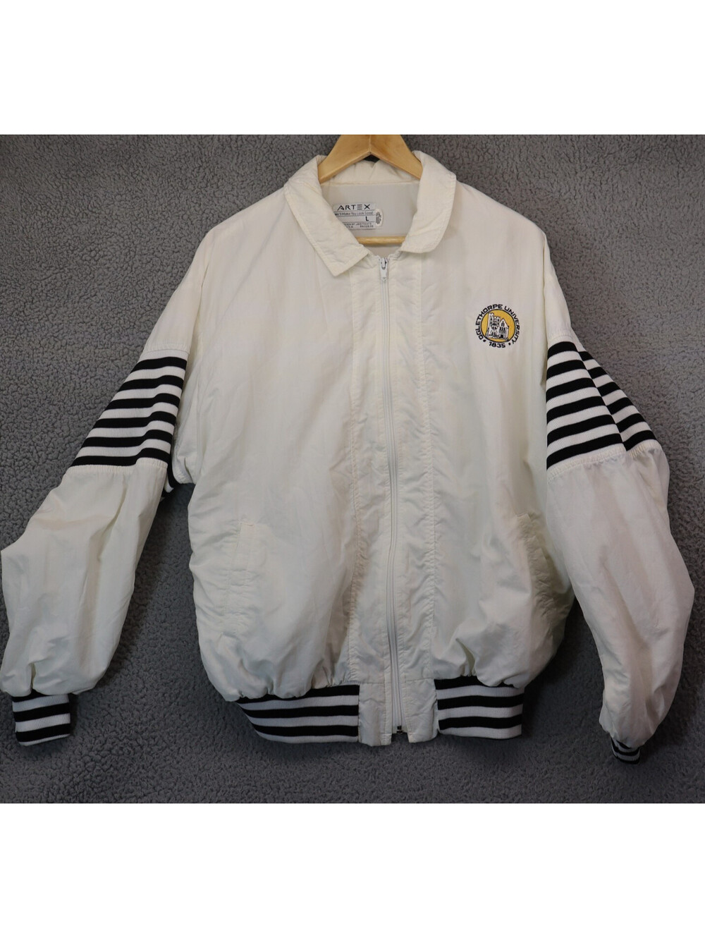 Artex Jacket Large Oglethorpe University USA bomber vtg